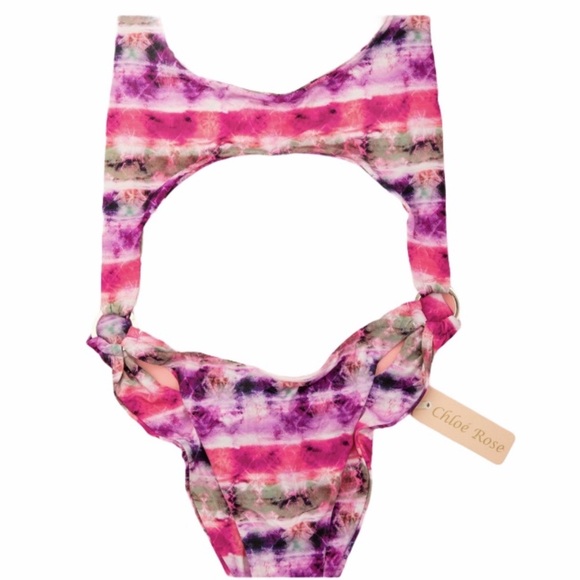 Chloe Rose Sun Chaser One Piece Tie Dyed L - Picture 5 of 11